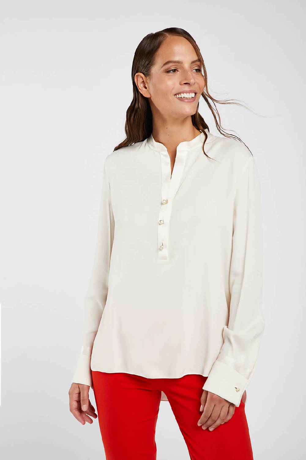 Piazza Sempione Camicia in cady enver satin