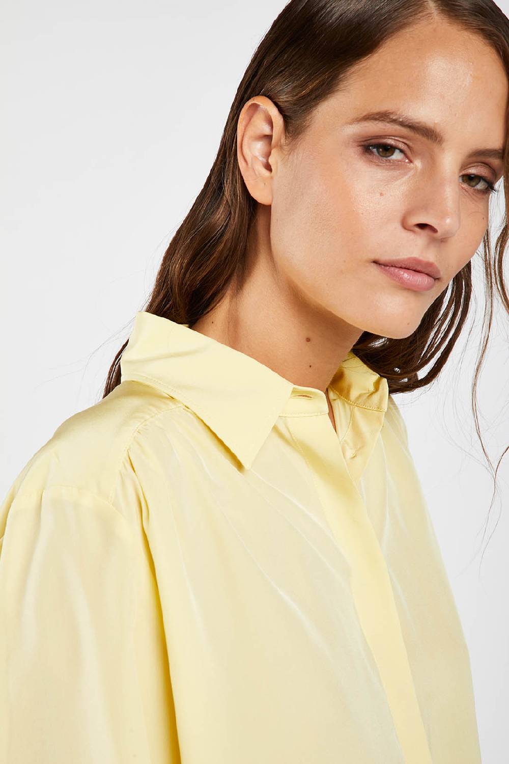 Piazza Sempione Camicia In Crepe De Chine Di Seta