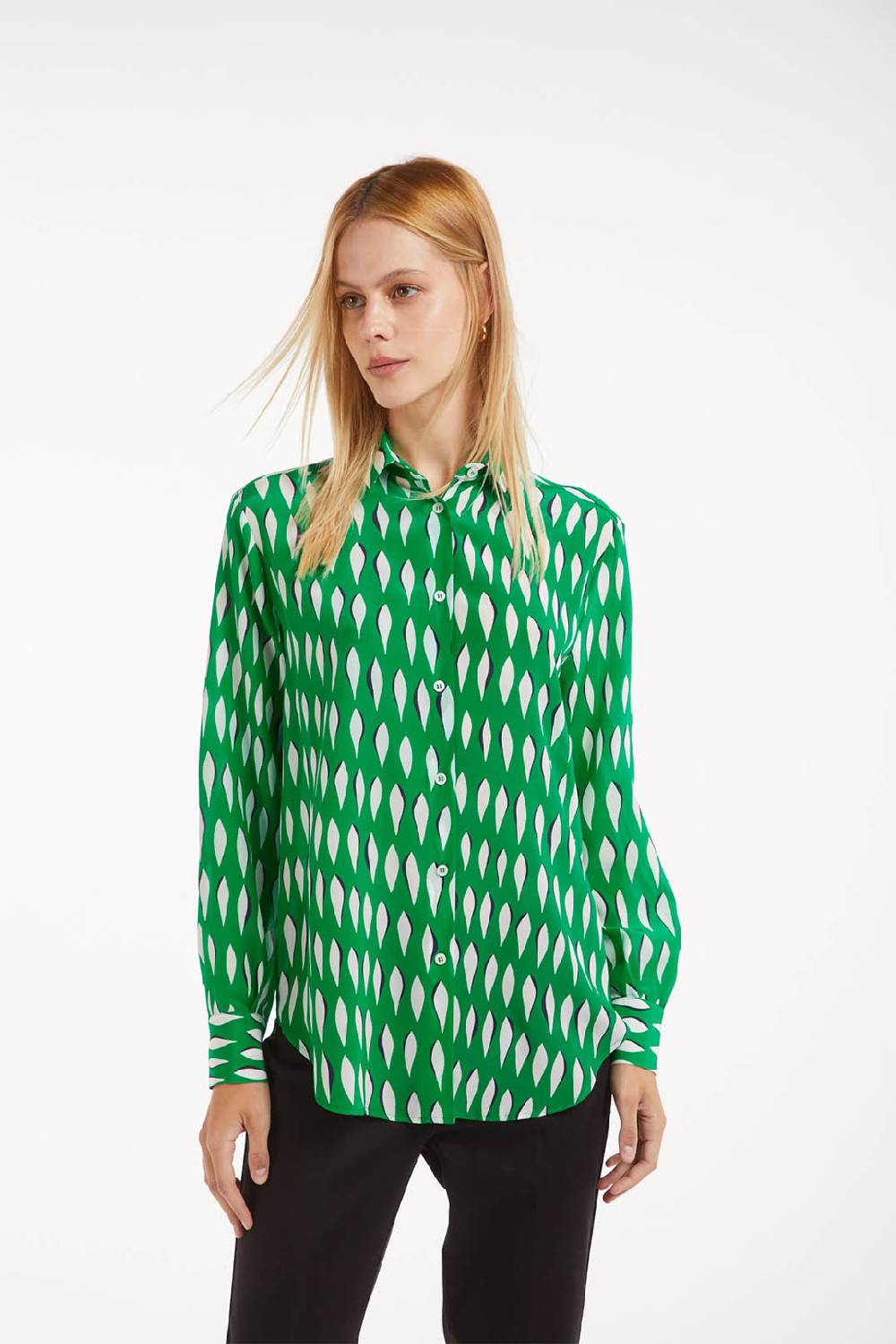 Piazza Sempione Camicia stampa ogive