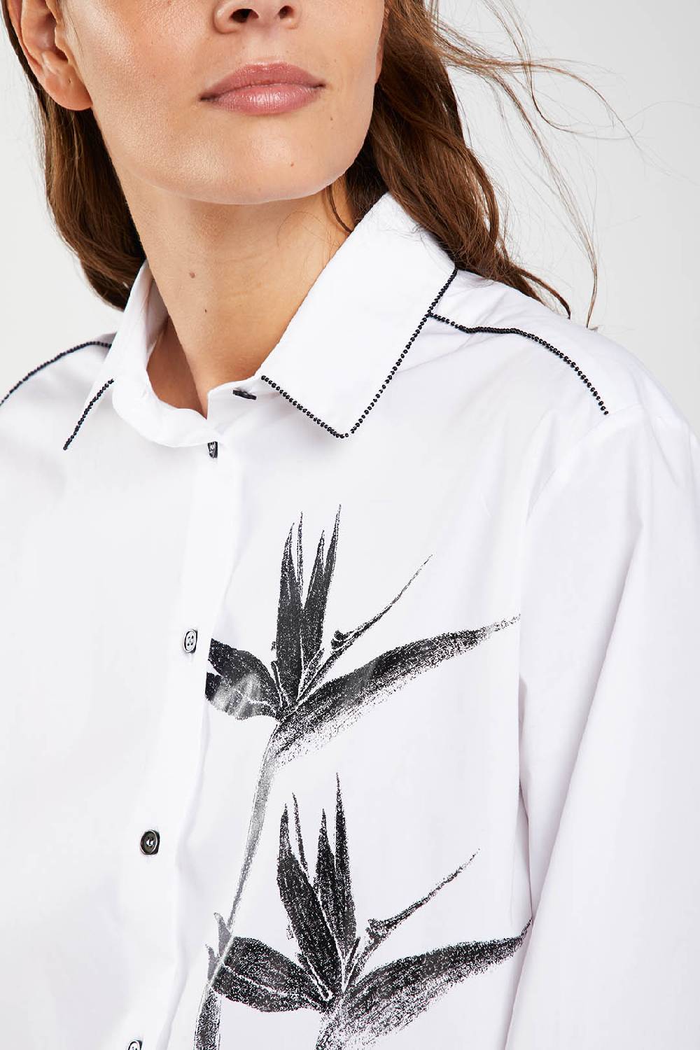 Piazza Sempione Camicia Uomo Con Stampa Piazzata