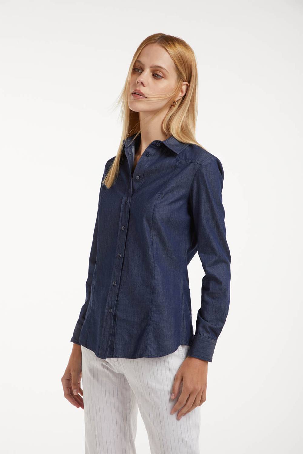 Piazza Sempione Camicia Western In Denim