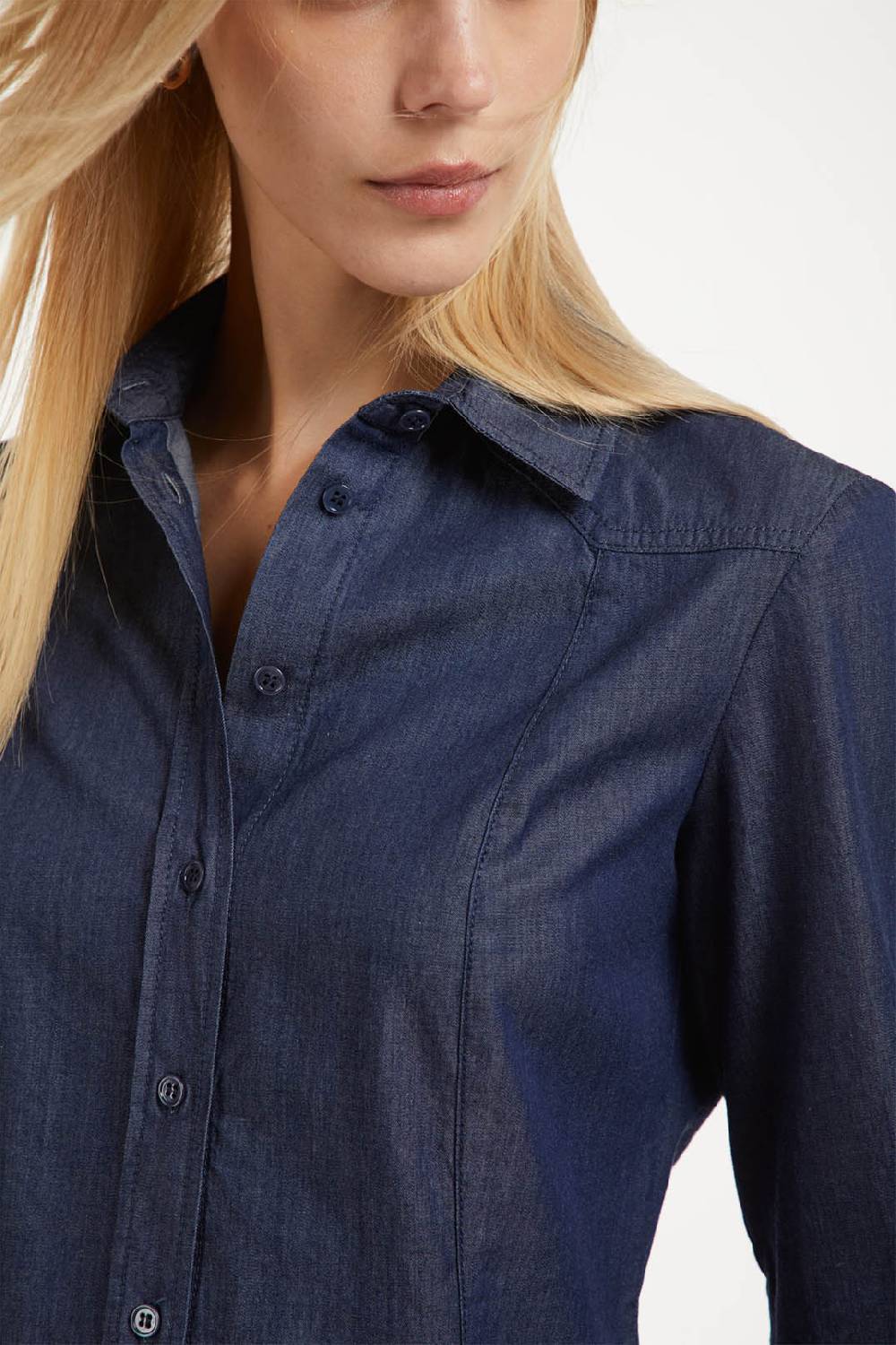 Piazza Sempione Camicia Western In Denim