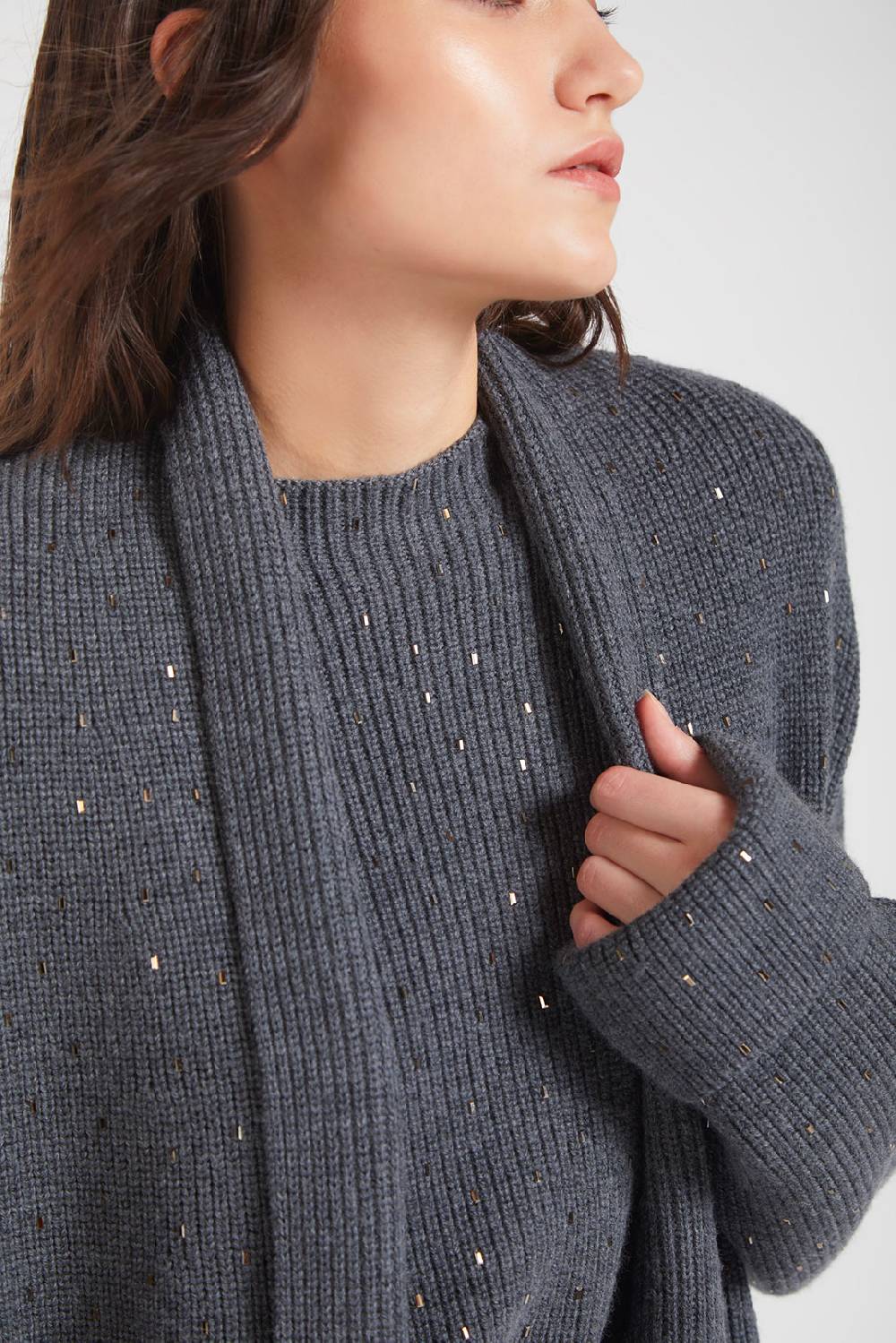 Piazza Sempione Cardigan con strass
