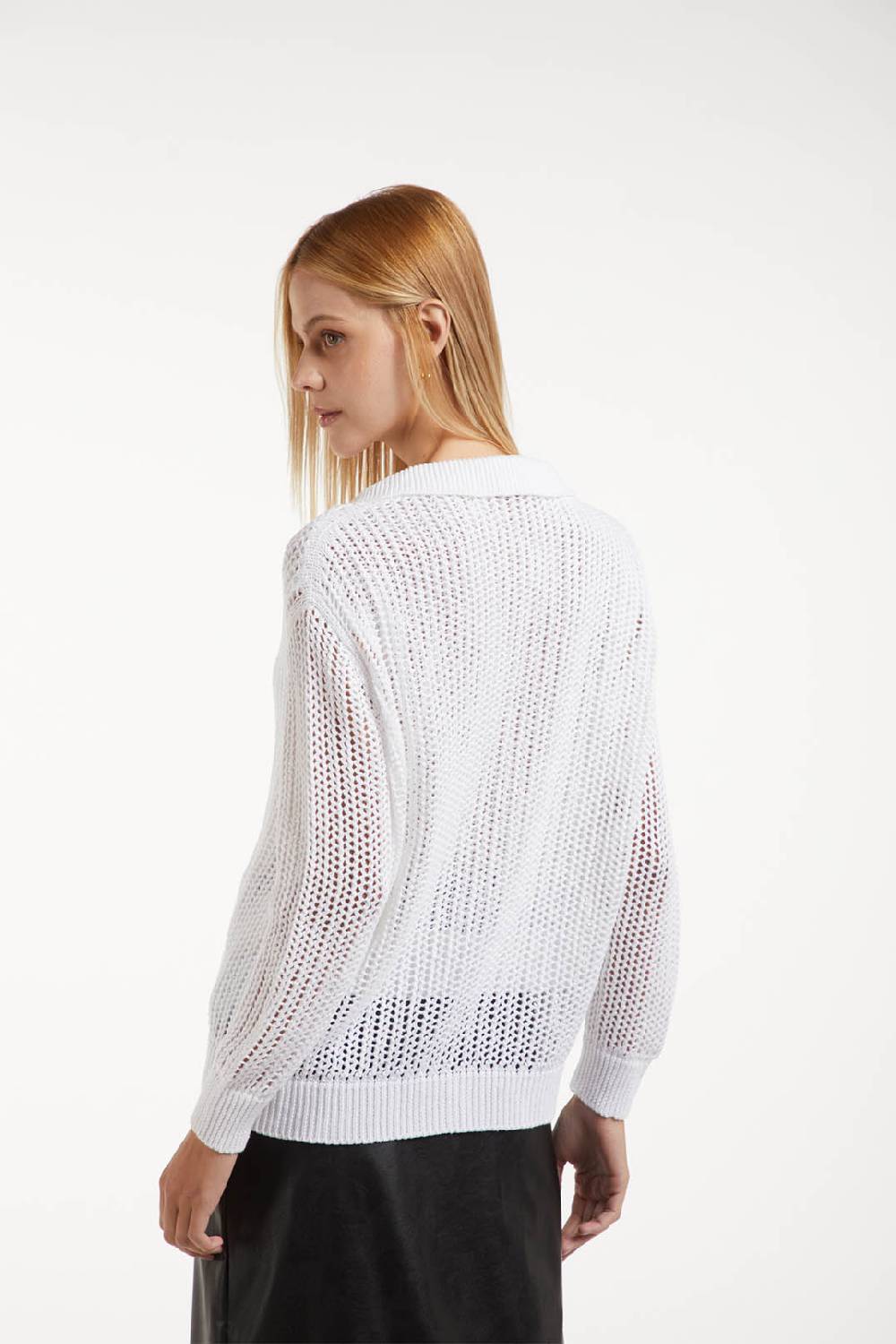 Piazza Sempione Cardigan In Punto Rete