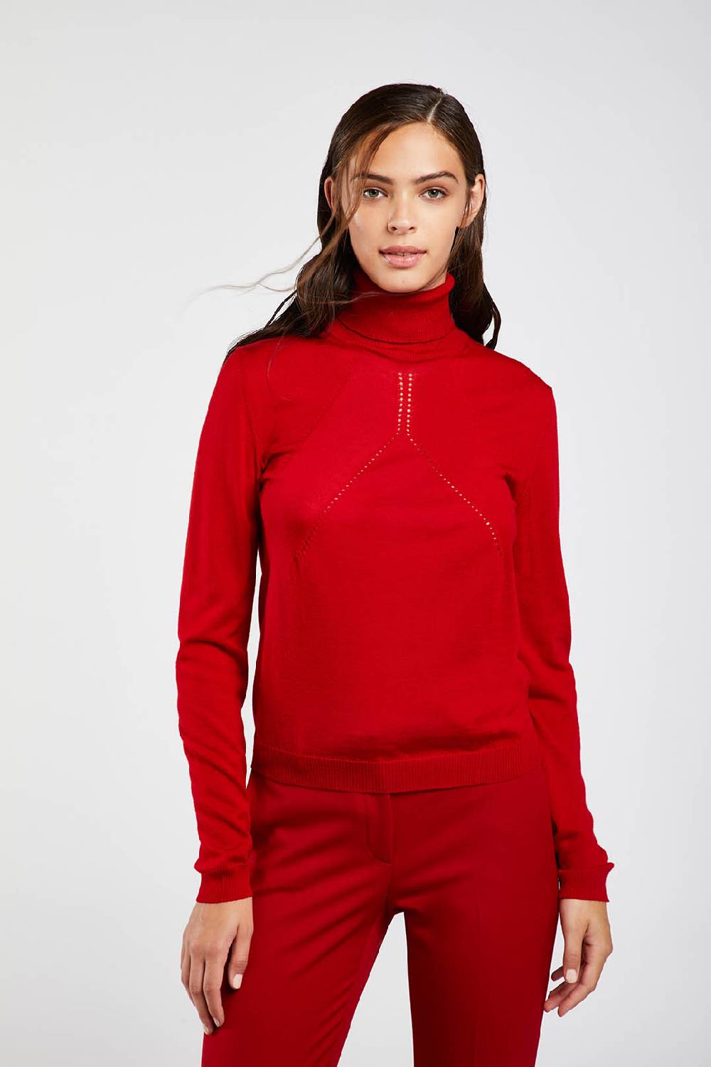 Piazza Sempione Dolcevita In Lana Merinos