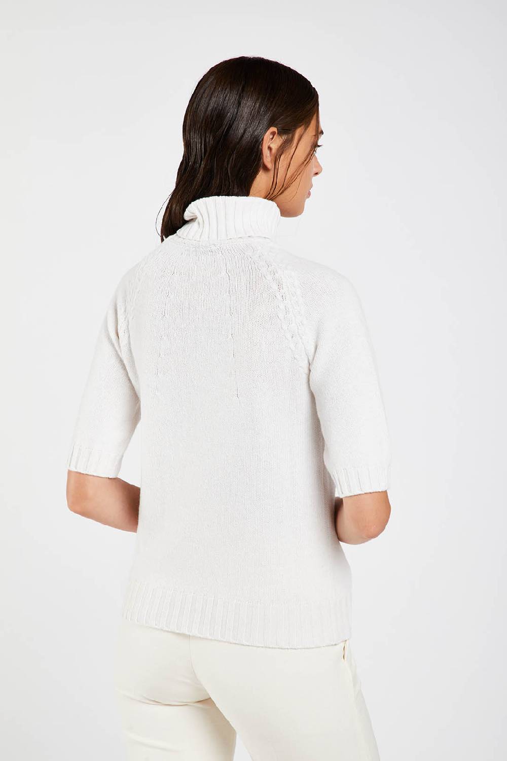 Piazza Sempione Dolcevita In Viscosa E Cashmere