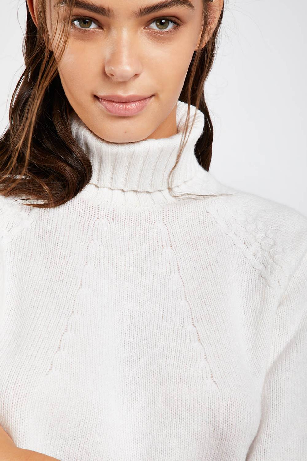 Piazza Sempione Dolcevita In Viscosa E Cashmere