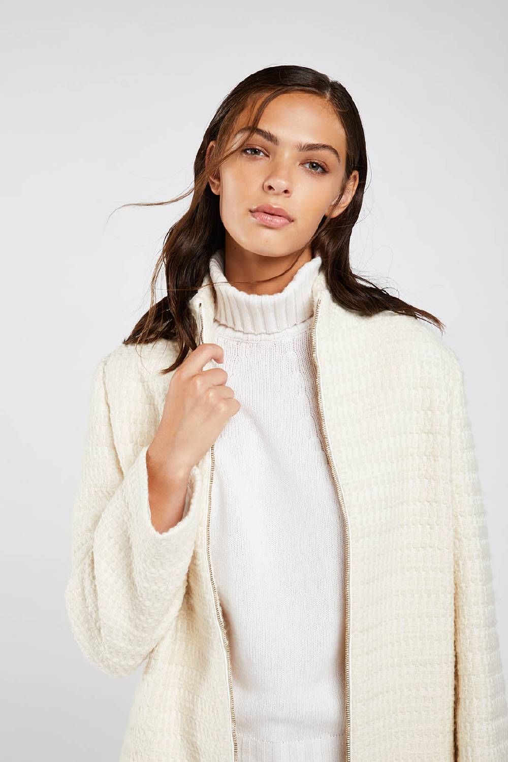 Piazza Sempione Dolcevita in viscosa e cashmere