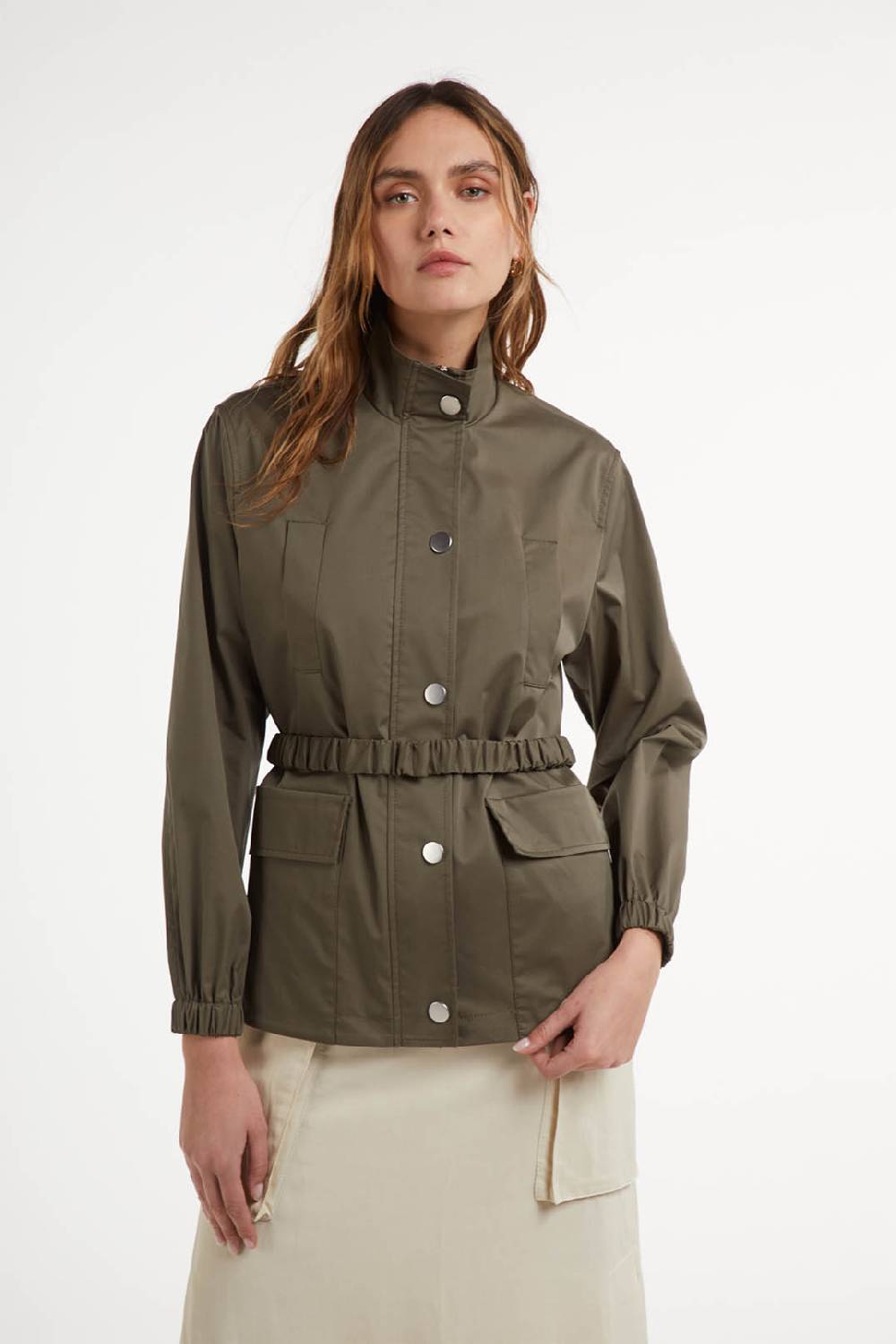 Piazza Sempione Giacca con cintura elasticata