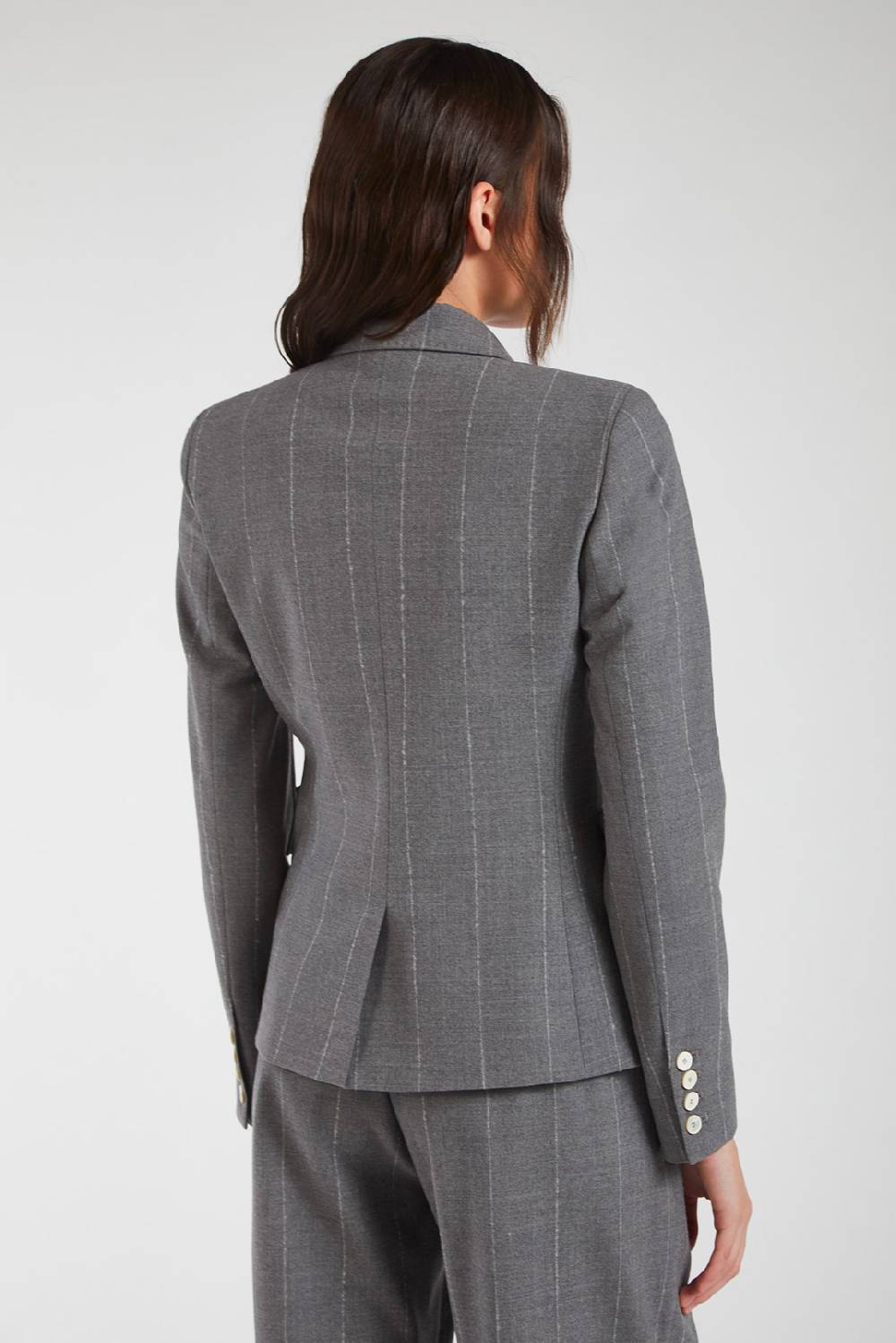 Piazza Sempione Giacca Doppiopetto Gessata