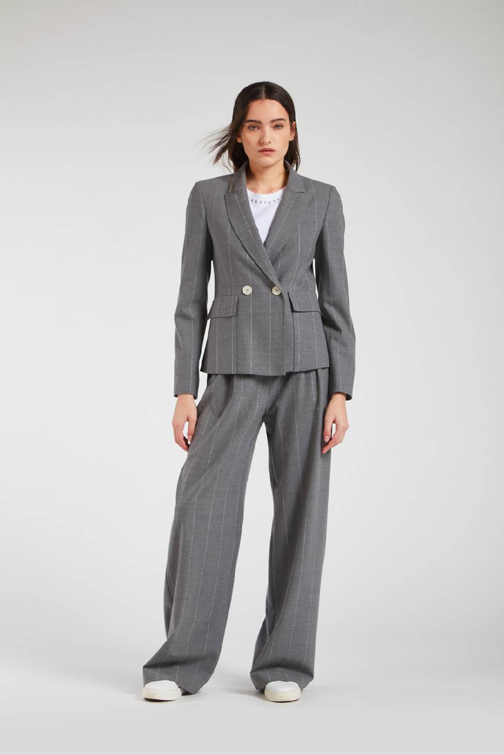 Piazza Sempione Giacca Doppiopetto Gessata