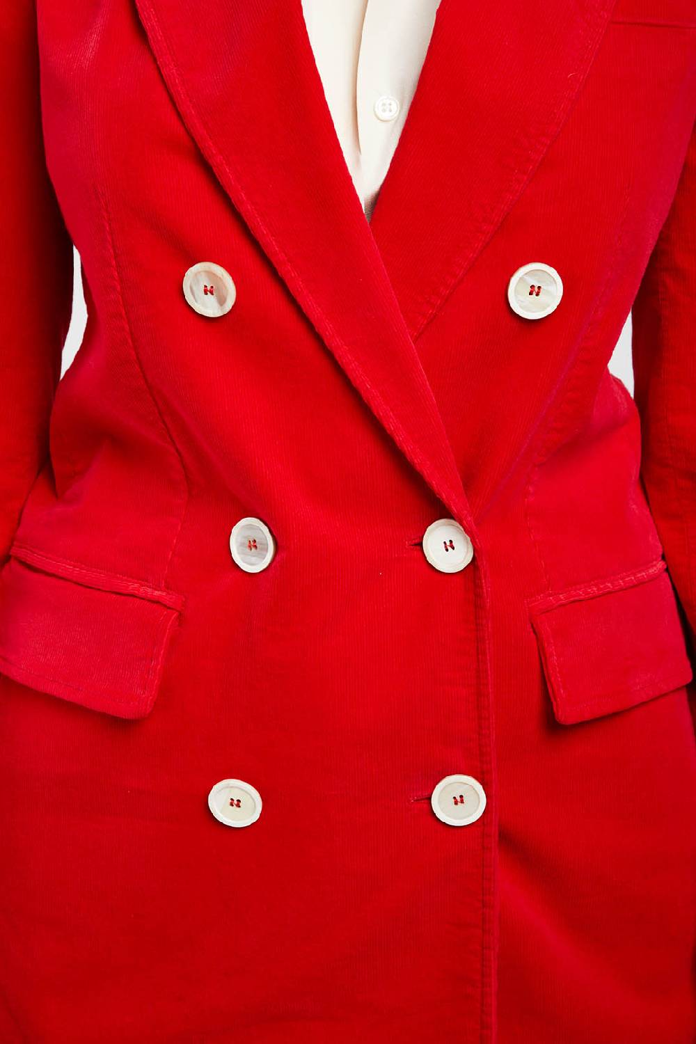 Piazza Sempione Giacca Doppiopetto In Velluto