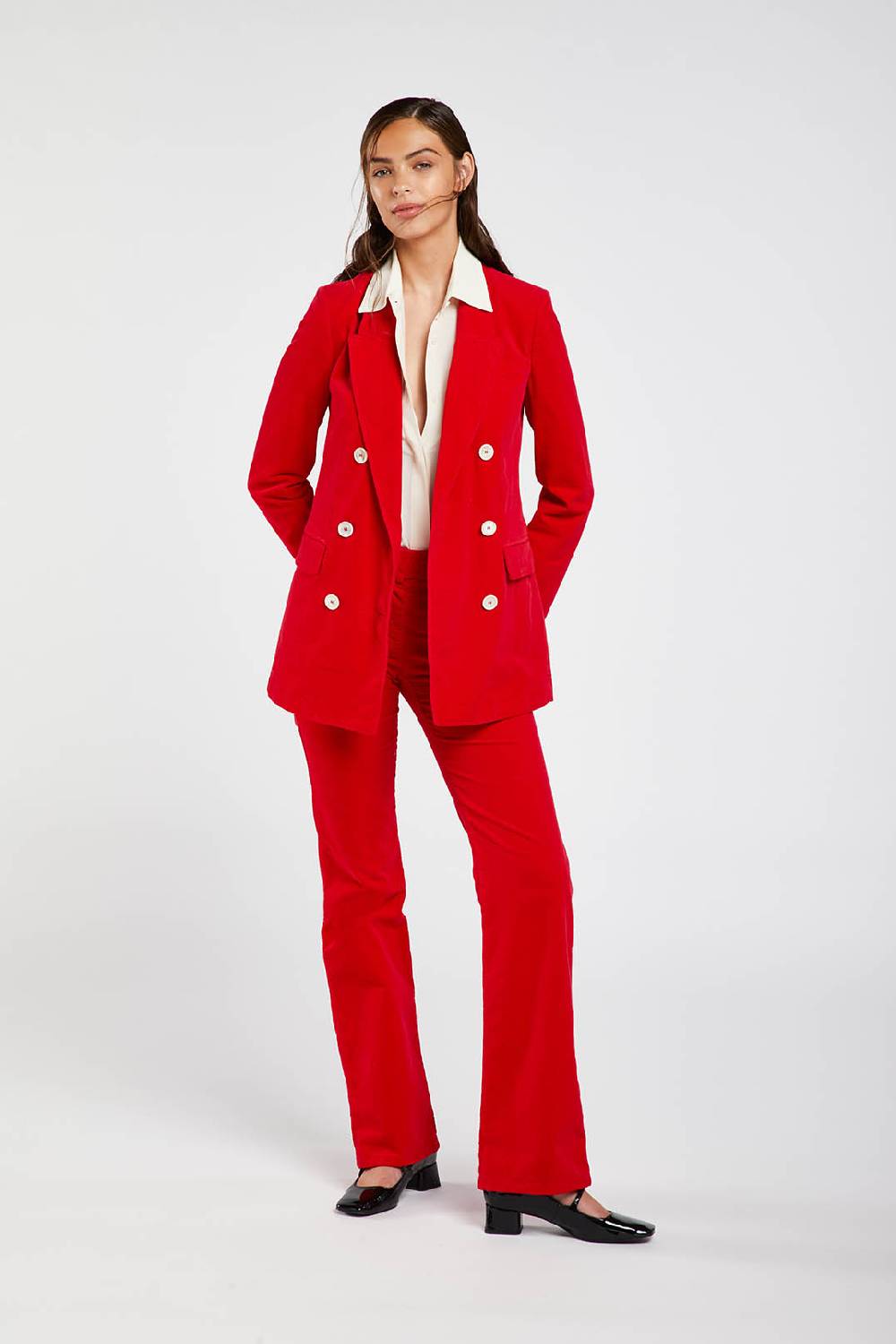 Piazza Sempione Giacca doppiopetto in velluto