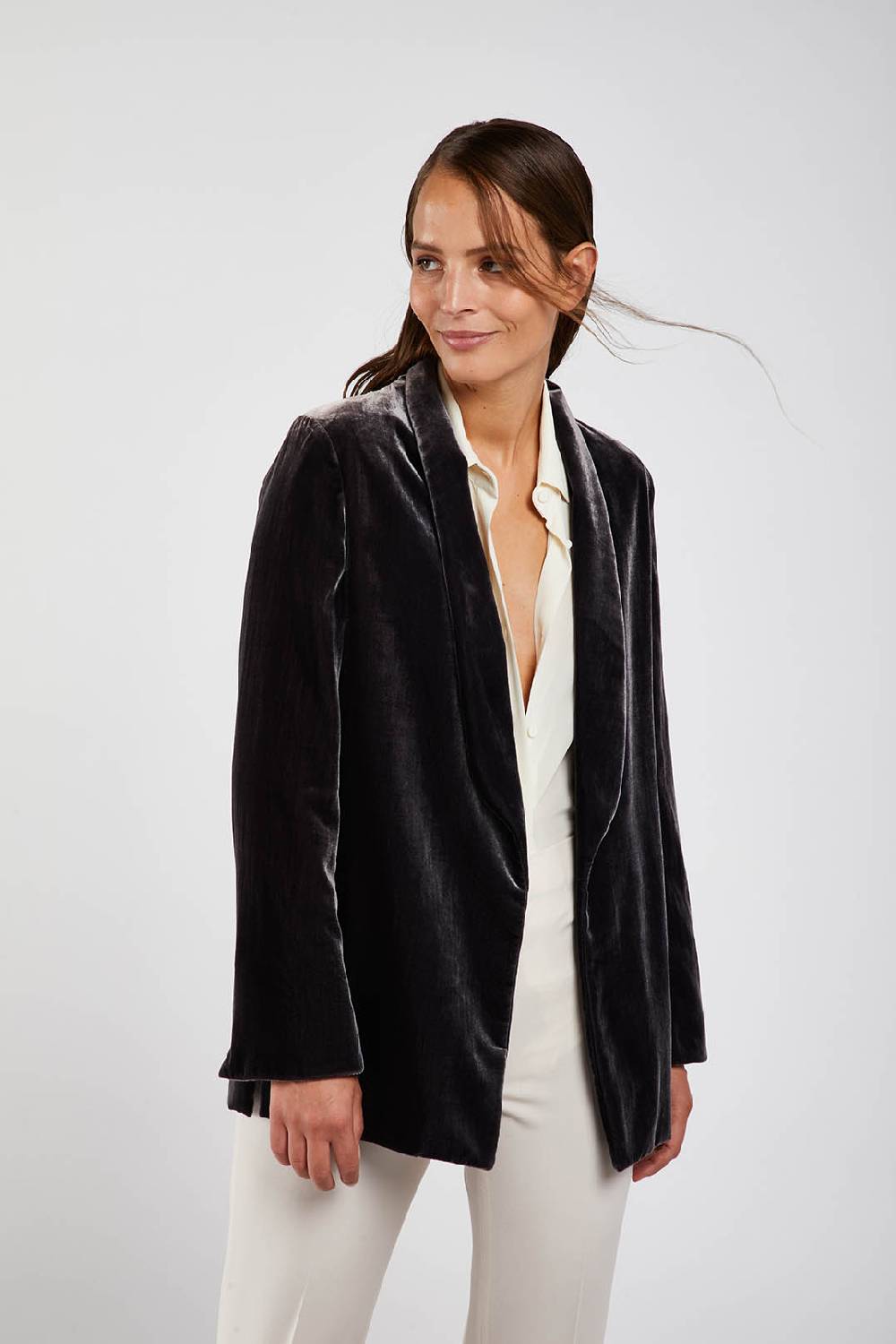 Piazza Sempione Giacca In Velluto Fluido