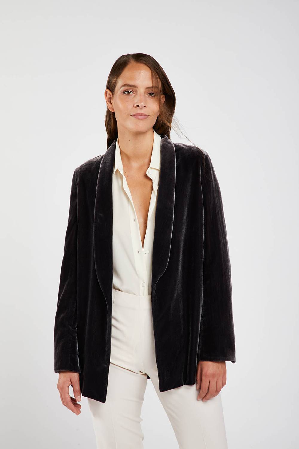 Piazza Sempione Giacca in velluto fluido