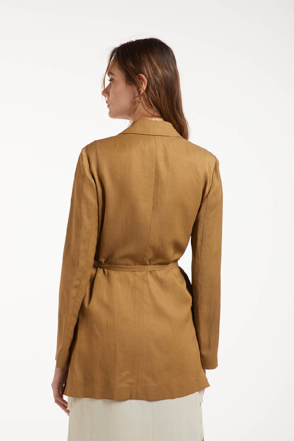 Piazza Sempione Giacca Lunga Con Cintura