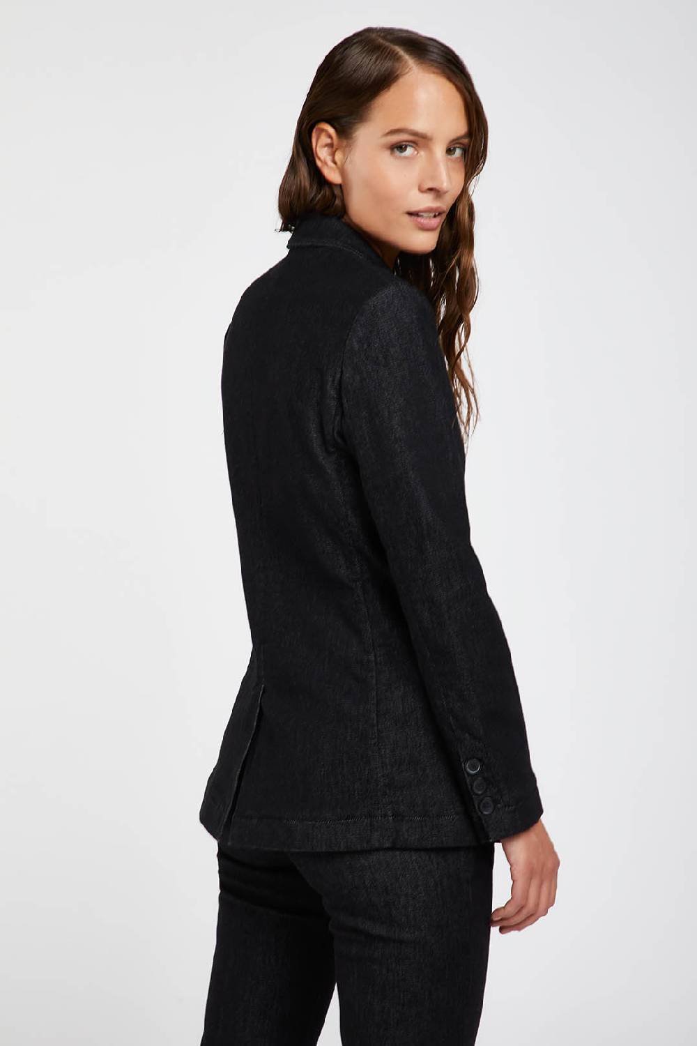 Piazza Sempione Giacca Monopetto In Denim Lavato