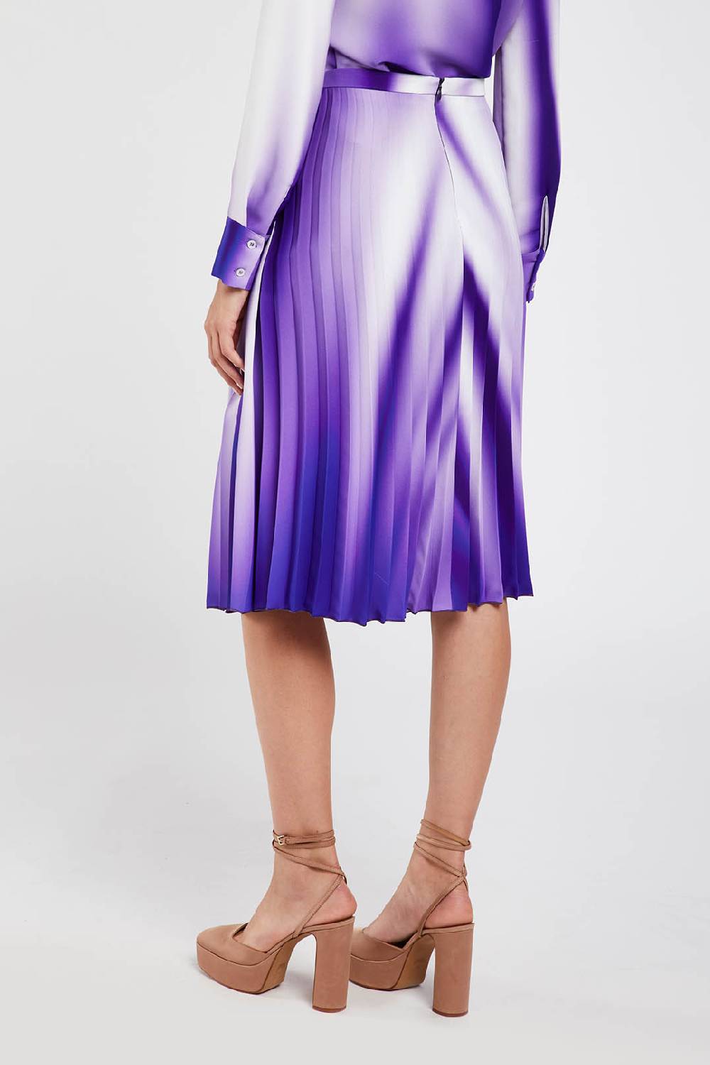 Piazza Sempione Gonna Con Stampa Sfumata