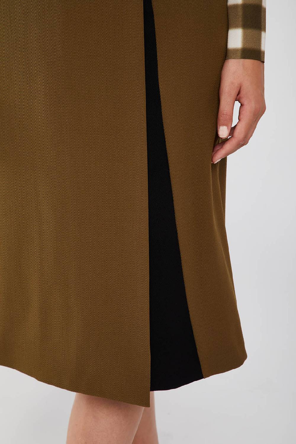 Piazza Sempione Gonna Portafoglio Di Lana Stretch