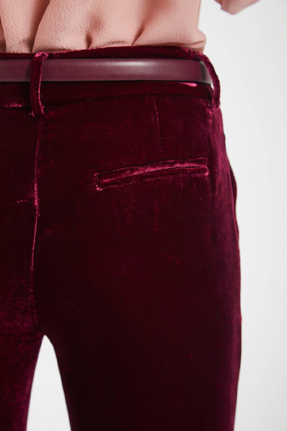 Piazza Sempione LUISA Pantalone In Velluto Pannè