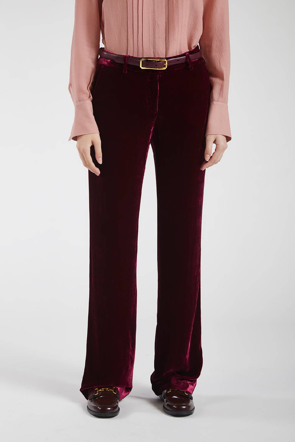 Piazza Sempione LUISA Pantalone in velluto pannè