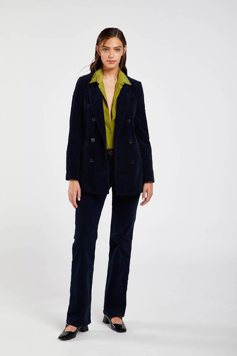 Piazza Sempione LUISA Velluto corduroy tinto capo