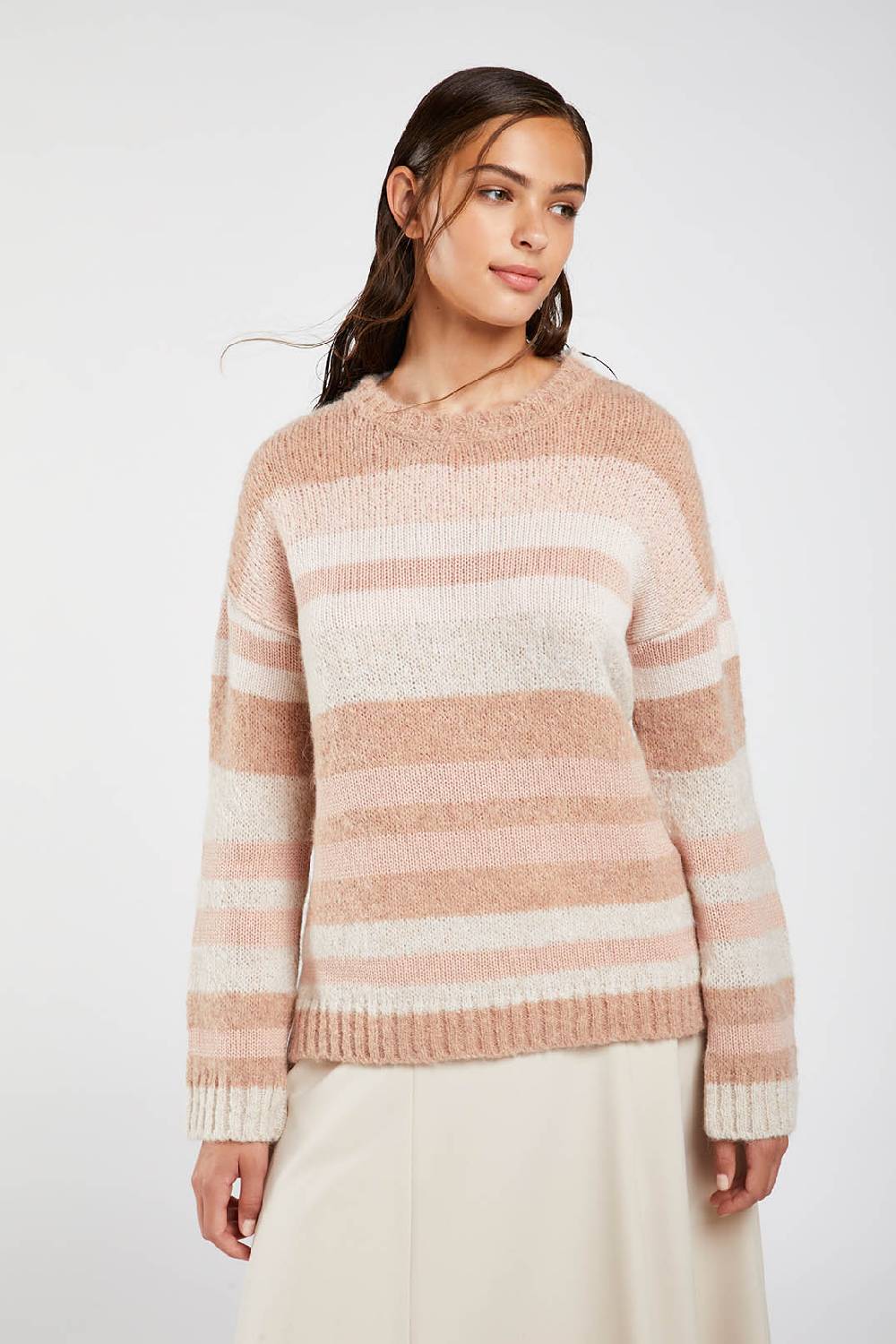 Piazza Sempione Maglia Girocollo A Righe