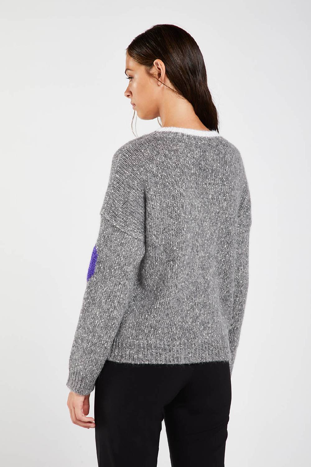 Piazza Sempione Maglia Girocollo Con Disegno Pois