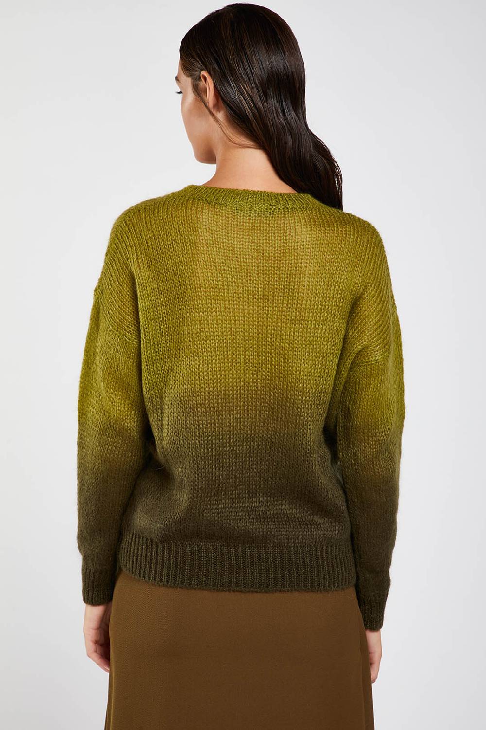 Piazza Sempione Maglia Girocollo Con Righe Sfumate