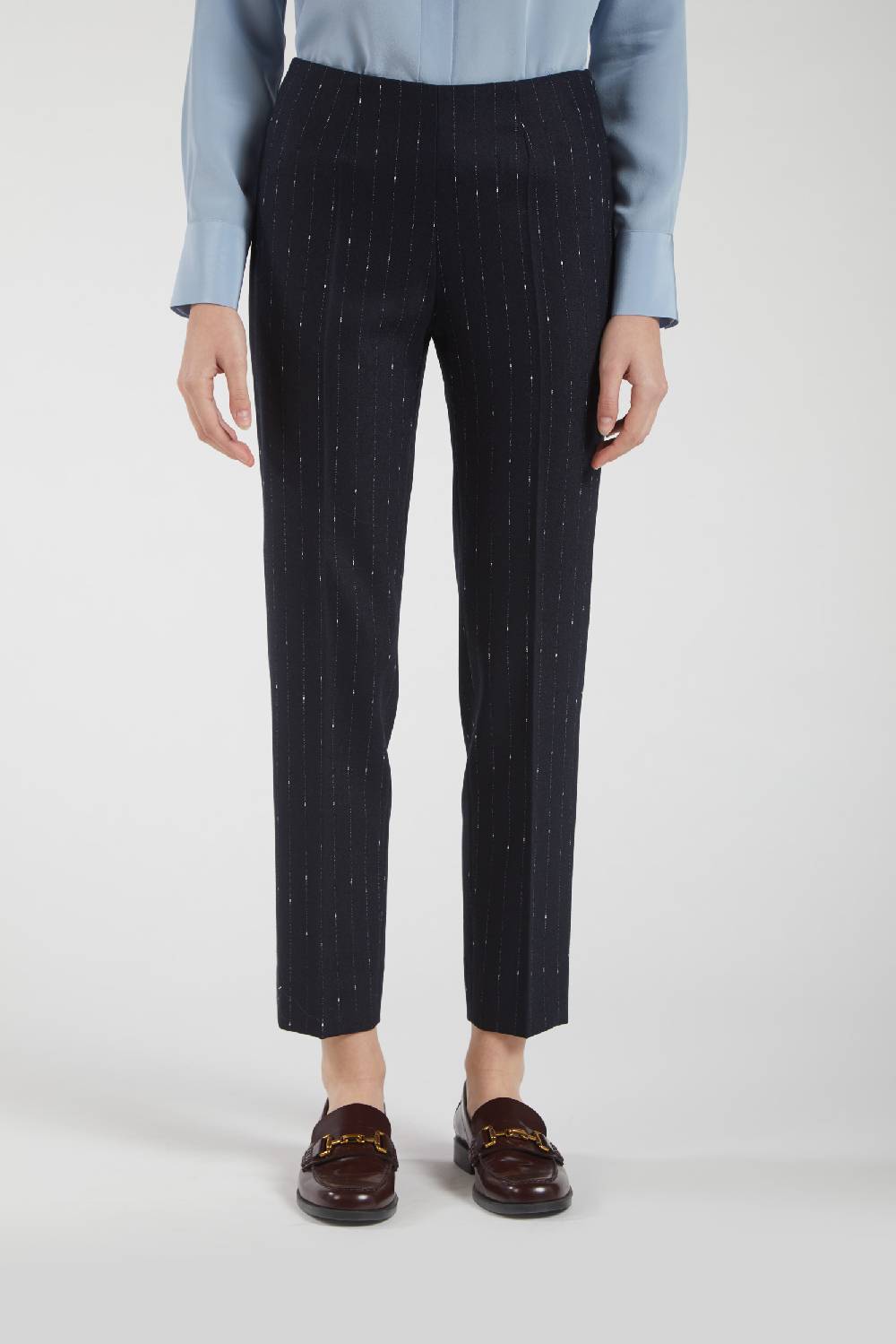 Piazza Sempione MONIA Pantalone in tela gessata