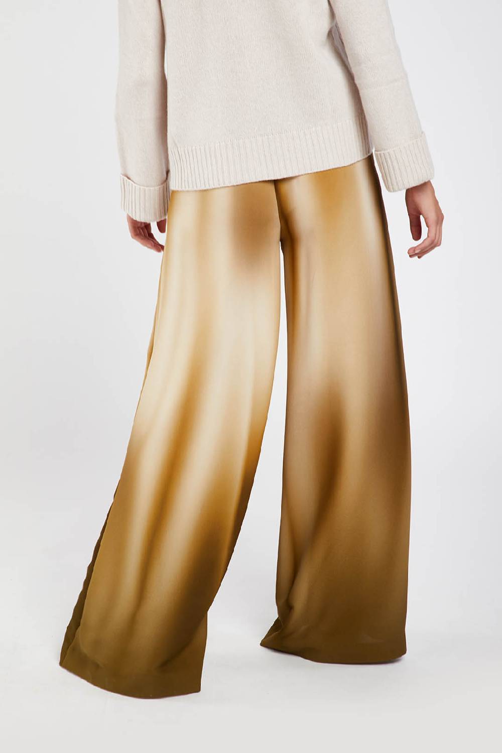 Piazza Sempione Pantalone Con Stampa Sfumata