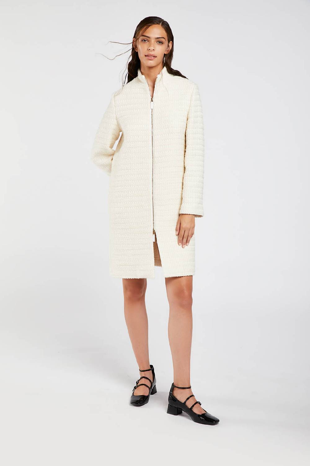 Piazza Sempione Soprabito Lungo In Tweed