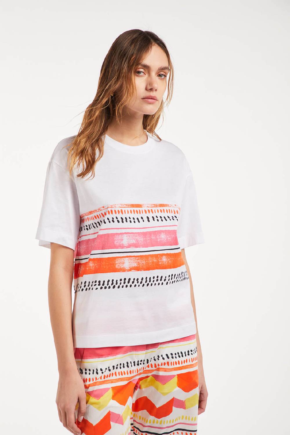 Piazza Sempione T-shirt In Jersey Di Cotone