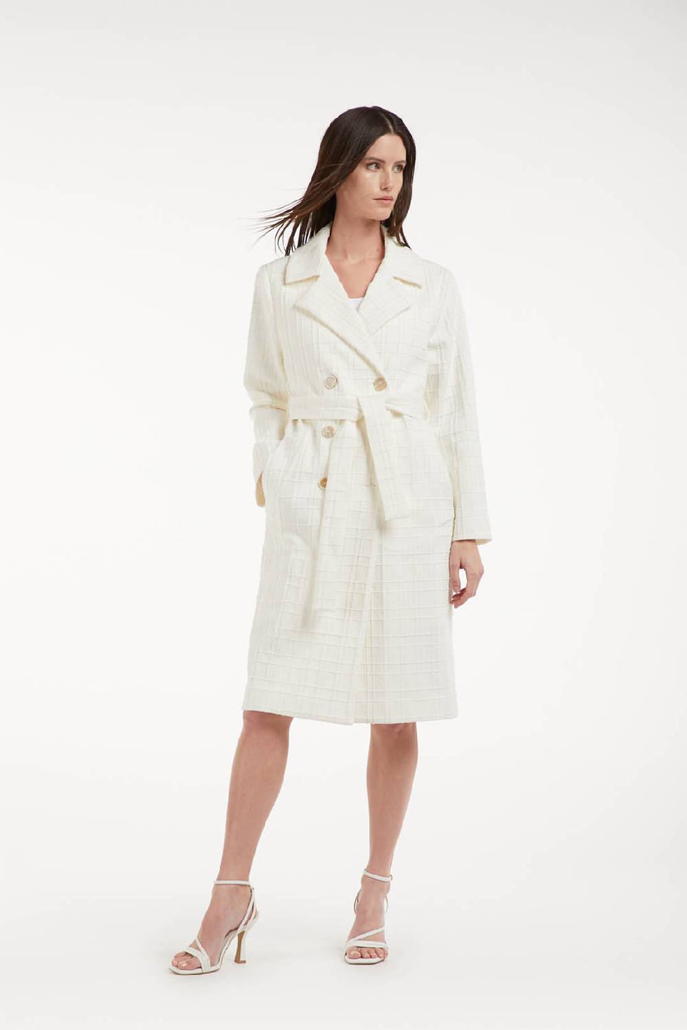 Piazza Sempione Trench in bull di cotone operato