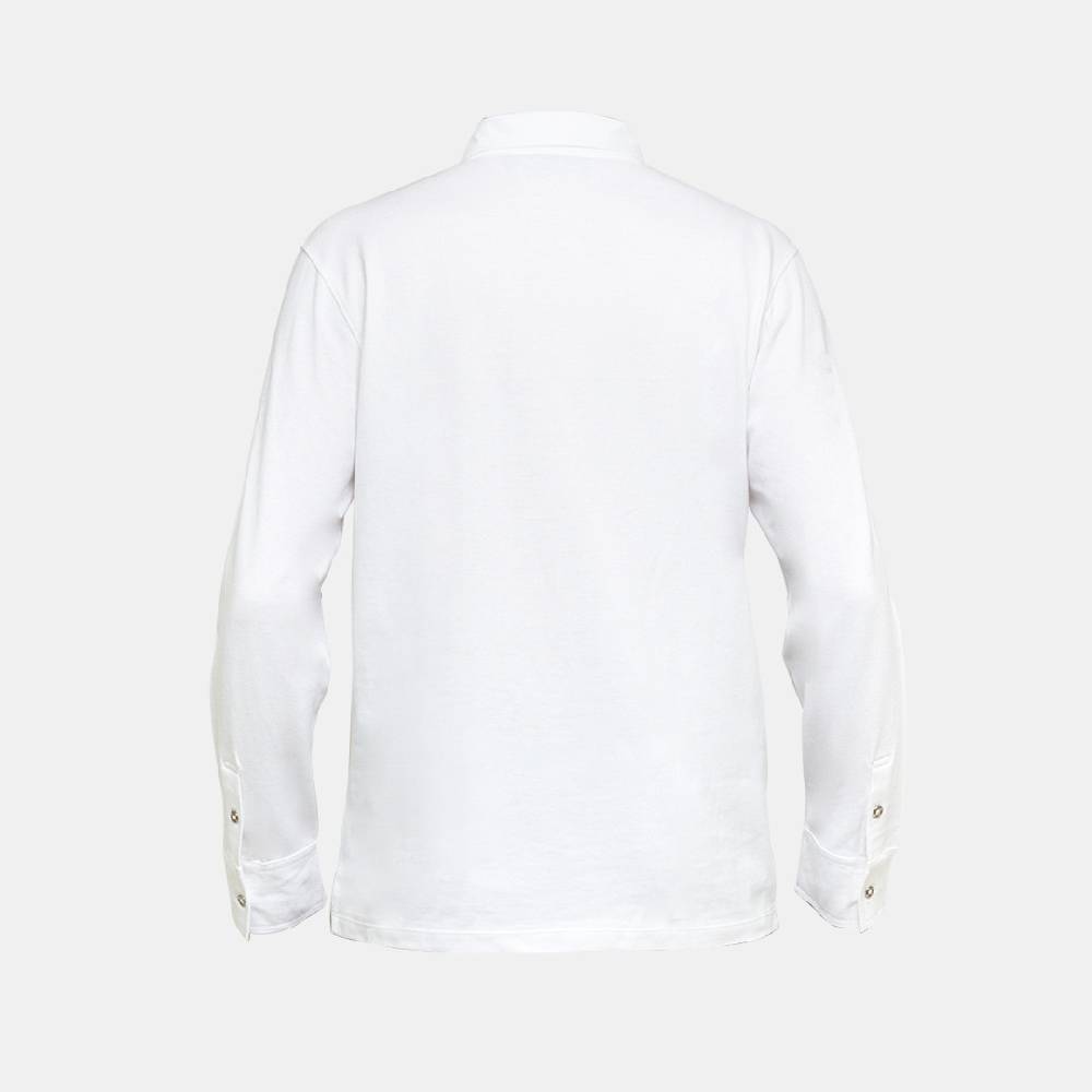 Piero Guidi LineaBold "Metal Botton" Polo Shirt Long Sleeve / Polo Manica Lunga