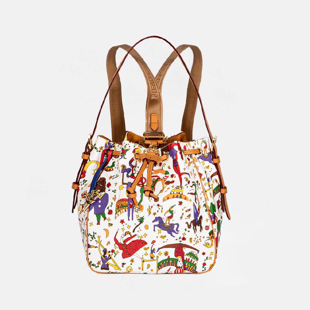 Piero Guidi PIERO GUIDI BACKPACK&BUCKET BAG "MANUELA"/ZAINO&SECCHIELLO