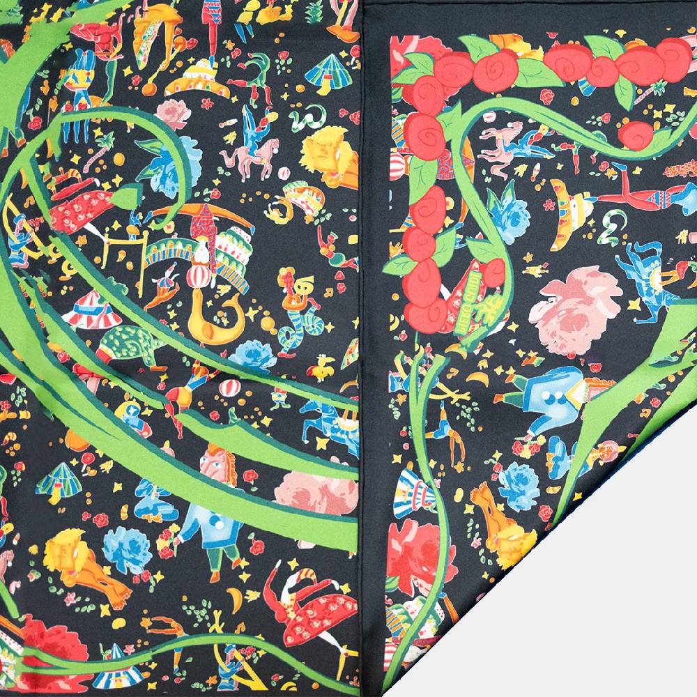 Piero Guidi PIERO GUIDI SILK SCARF "Flower"/ FOULARD IN SETA "Flower"