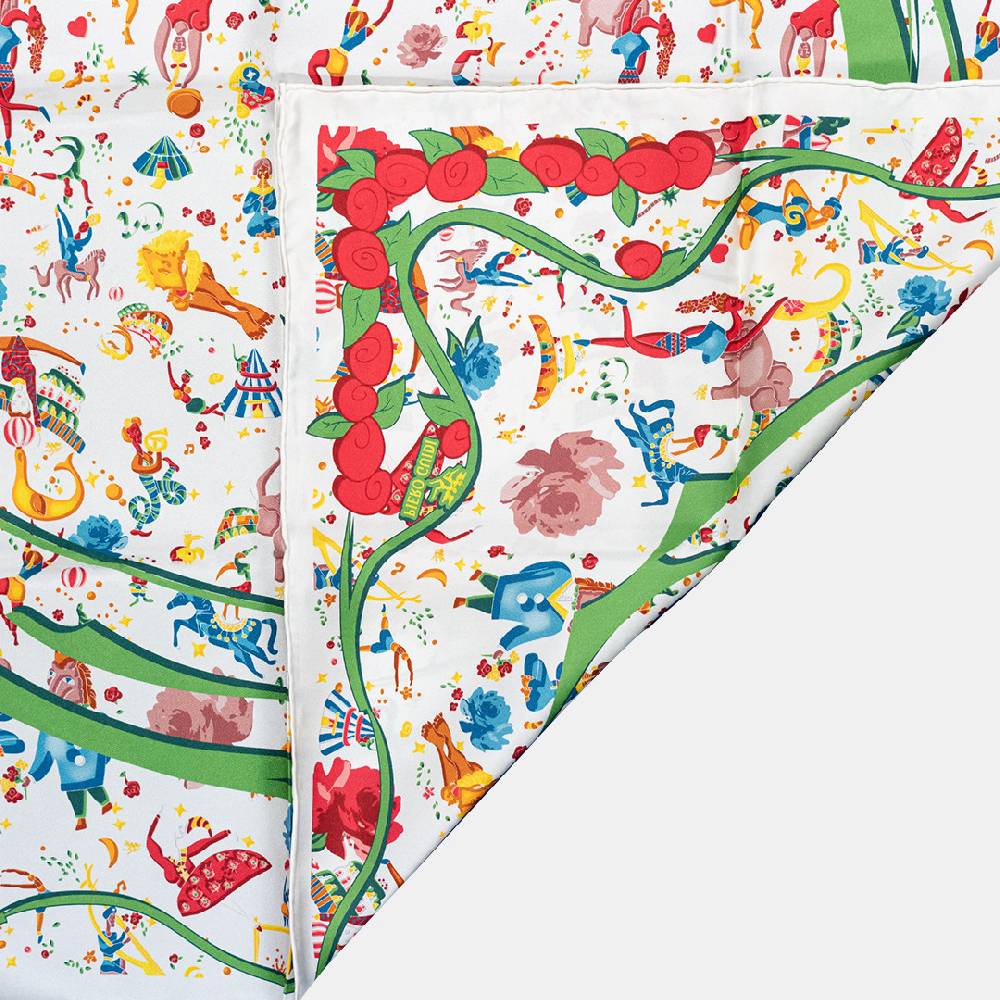 Piero Guidi PIERO GUIDI SILK SCARF "Flower"/ FOULARD IN SETA "Flower"