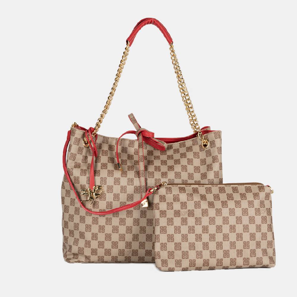 Piero Guidi PIERO GUIDI TOTE BAG DOUBLE/SHOPPING BAG REVERSIBILE