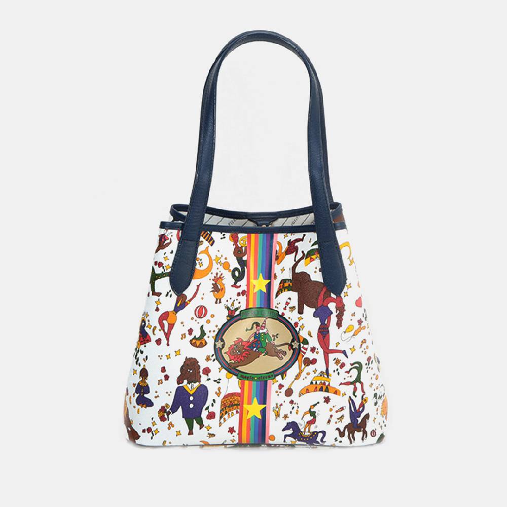 Piero Guidi PIERO GUIDI TOTE BAG/SHOPPING BAG "CIRCUS STAR"