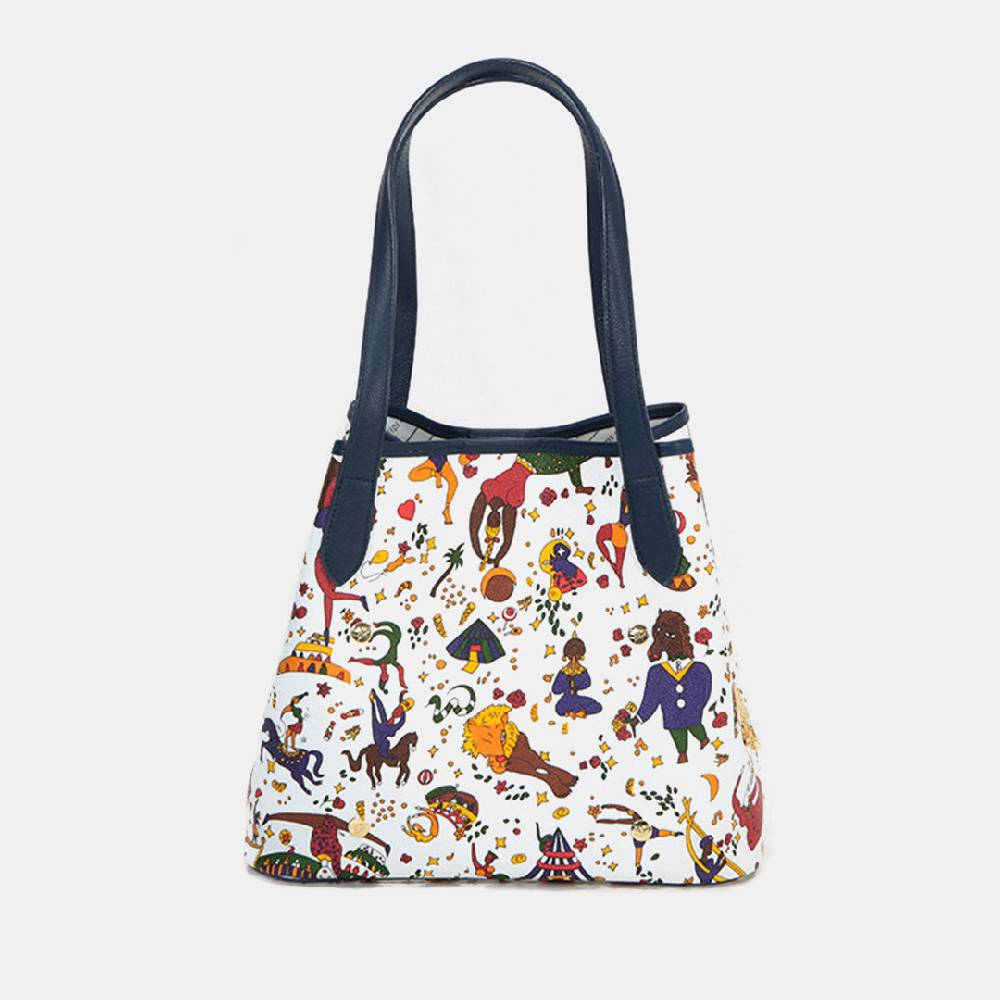 Piero Guidi PIERO GUIDI TOTE BAG/SHOPPING BAG "CIRCUS STAR"