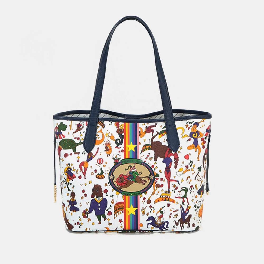 Piero Guidi PIERO GUIDI TOTE BAG/SHOPPING BAG "CIRCUS STAR"