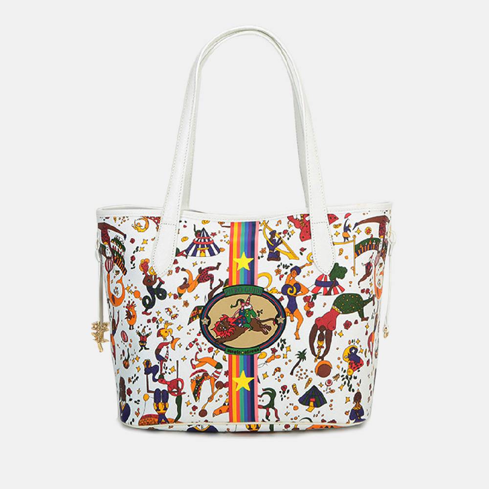 Piero Guidi PIERO GUIDI TOTE BAG/SHOPPING BAG "CIRCUS STAR"