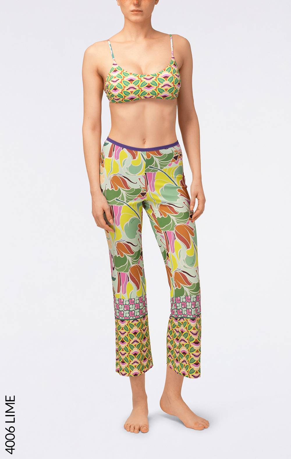 Pierre Mantoux Pantalone Cropped Gardenia