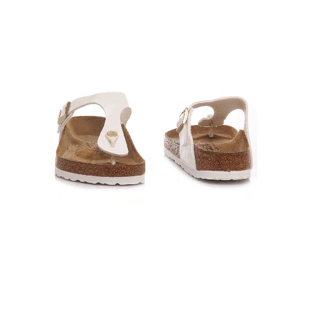 Birkenstock Ciabatte Donna Gizeh BS Patent White 1005299