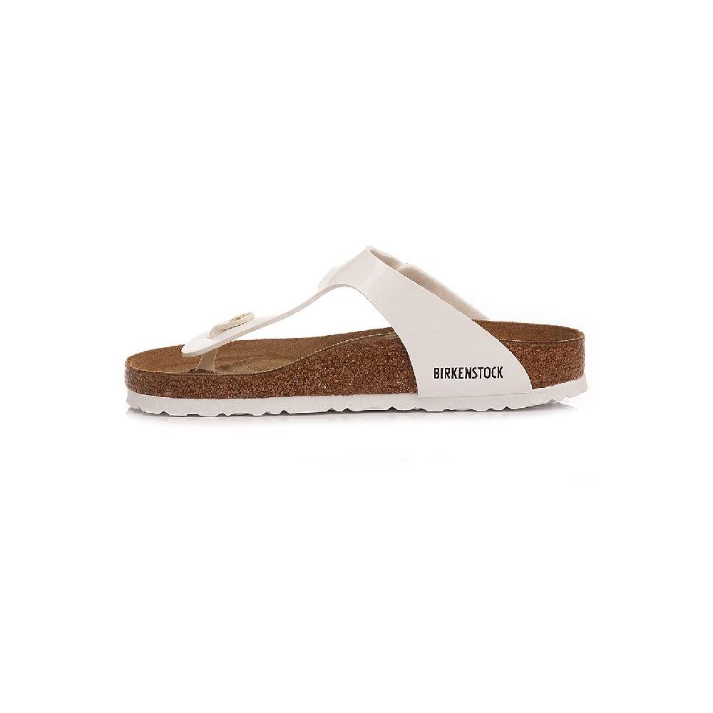 Birkenstock Ciabatte Donna Gizeh BS Patent White 1005299