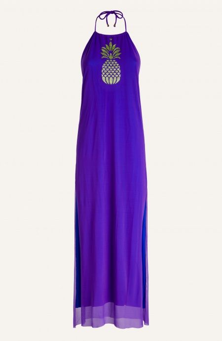 Pin Up Stars Abito In Tulle Con Sottoveste Ananas Lurex