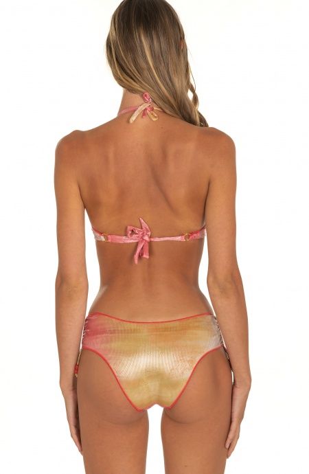 Pin Up Stars Bikini Balconcino Con Ferretto Slip Medio Maltinto