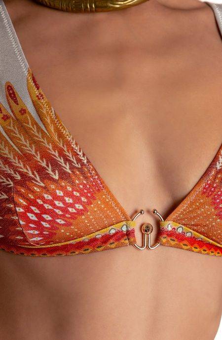 Pin Up Stars BIKINI BRASSIERE CON ACCESSORIO STAMPA WINGS