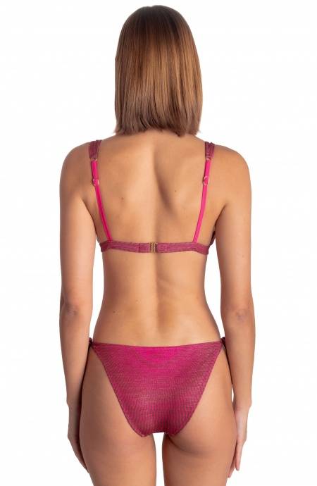 Pin Up Stars BIKINI BRASSIERE LUREX CON ACCESSORIO STAMPA TIGER SUN